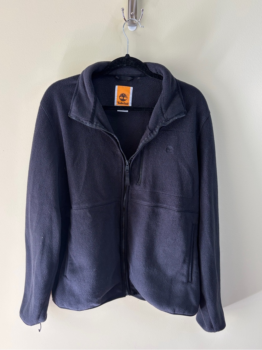 Timberland XL Black Full-Zip Fleece Jacket